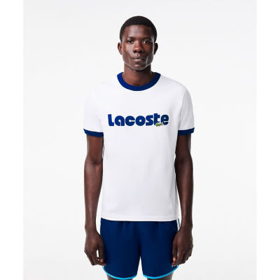 ＜LACOSTE＞ネームプリントトリムＴシャツ