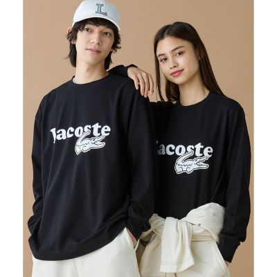 LACOSTE 鹿の子地 ロングスリーブ 白&黒の2点セット LACOSTE 鹿の子地 ロングスリーブ 白&黒の2点セット - メルカリ