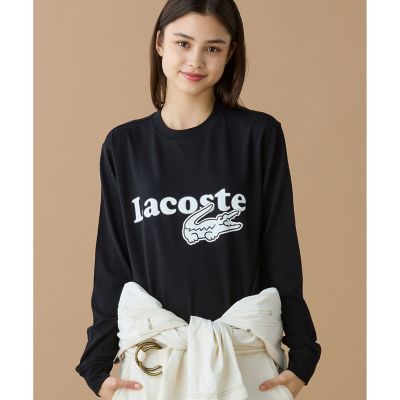 オンライン限定】LACOSTE 鹿の子オーバーサイズプリント