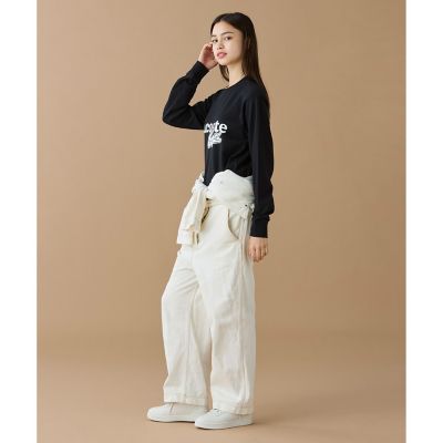 LACOSTE 鹿の子地 ロングスリーブ 白&黒の2点セット LACOSTE 鹿の子地 ロングスリーブ 白&黒の2点セット LACOSTE