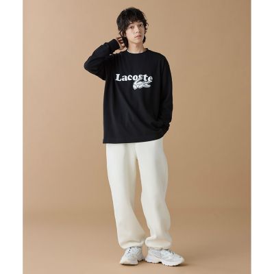 オンライン限定】LACOSTE 鹿の子オーバーサイズプリント ロング