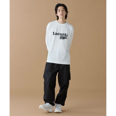 オンライン限定】LACOSTE 鹿の子オーバーサイズプリント ロング