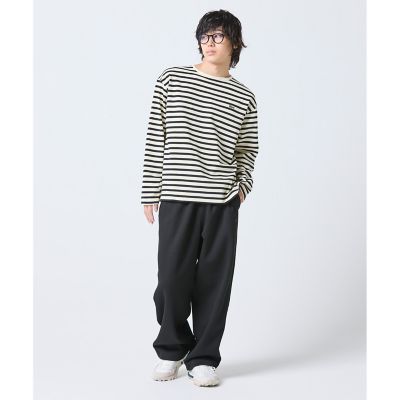 スクエアネックボーダー長袖Tシャツ | LACOSTE/ラコステ | 三越伊勢丹