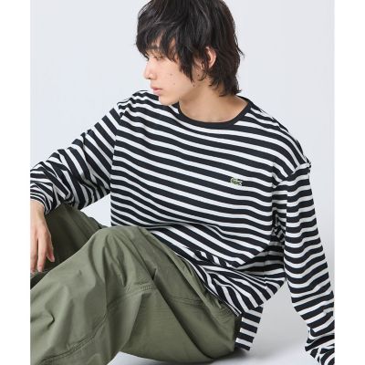 1*7様 ラコステ　ボーダー長袖Tシャツ スクエアネックボーダー長袖Tシャツ | LACOSTE/ラコステ | 三越伊勢丹
