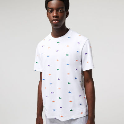 ＜LACOSTE＞クロコダイルドットマルチカラープリントＴシャツ