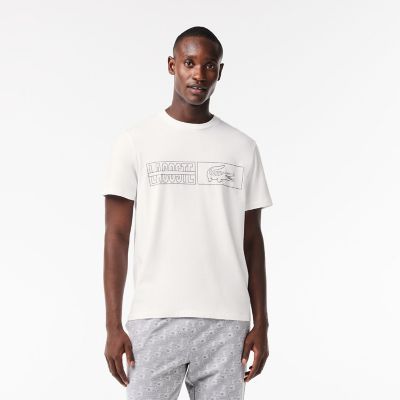 ＜LACOSTE＞コットンジャージロゴプリントラウンジＴシャツ