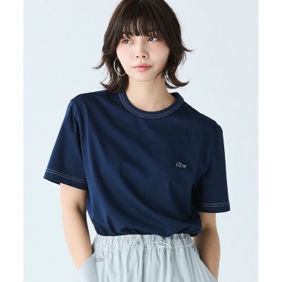 配色ステッチＴシャツ