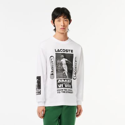 ＜LACOSTE＞ルネ・ラコステ　マルチプリント長袖Ｔシャツ