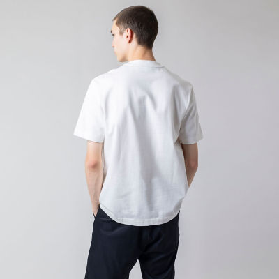 【ラコステ　メンズ】ラコステ LACOSTE ヘビーウェイトブランドネーム ラバープリント ロゴ半袖Tシャツ LACOSTE tシャツ ヘビーウェイトブランドネーム ラバープリント