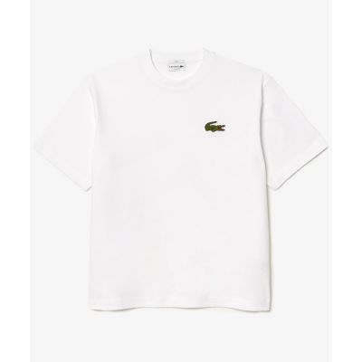シェニールワニロゴ　オーバーサイズ半袖Ｔシャツ　／　ルーズフィットＴ