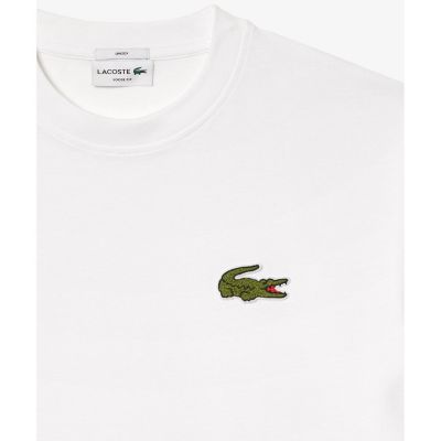 シェニールワニロゴ　オーバーサイズ半袖Ｔシャツ　／　ルーズフィットＴ