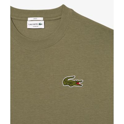 シェニールワニロゴ　オーバーサイズ半袖Ｔシャツ　／　ルーズフィットＴ