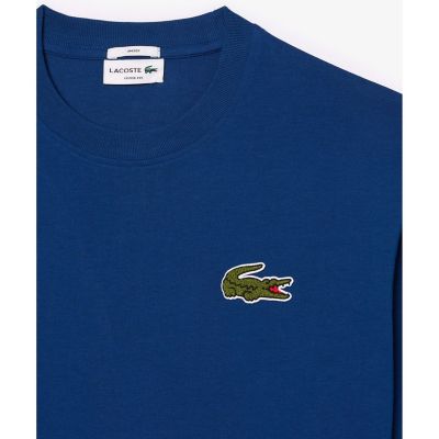 シェニールワニロゴ　オーバーサイズ半袖Ｔシャツ　／　ルーズフィットＴ