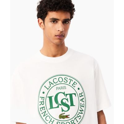 オーバーサイズ　サークルグラフィック半袖Ｔシャツ