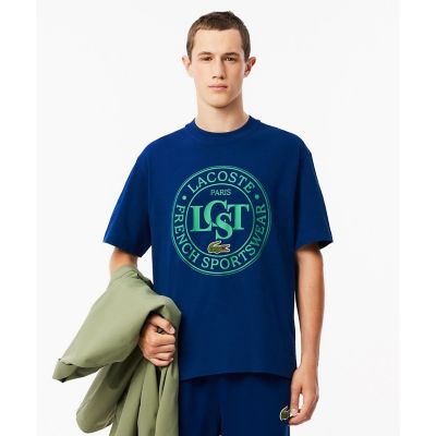 オーバーサイズ　サークルグラフィック半袖Ｔシャツ