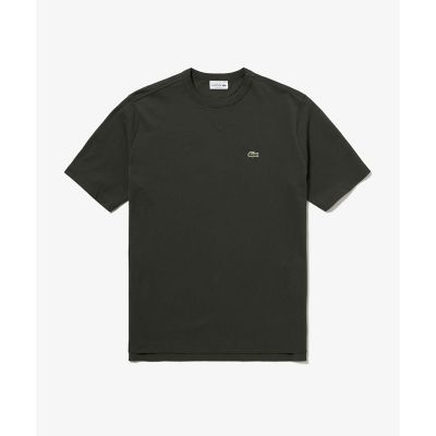 LACOSTE 黒 Tシャツ 新品 Lacoste TH2835 Washed Pigment Dye T-Shirt | Arena Menswear