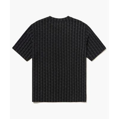 インディゴ鹿の子地 モノグラム半袖Tシャツ | LACOSTE/ラコステ