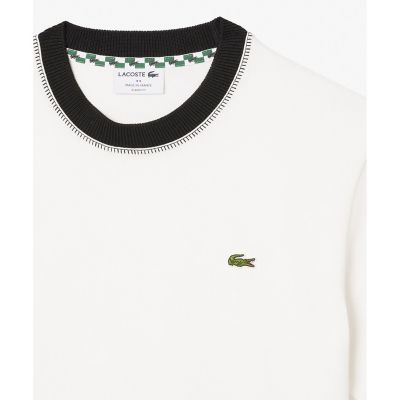 フランスメイド配色リンガーネックワンポイント半袖Ｔシャツ