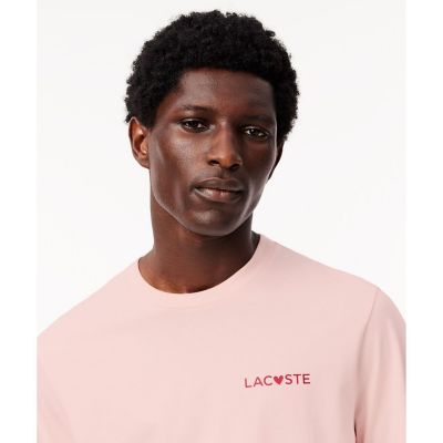 バレンタイン限定デザイン　ハートモチーフ　ワンポイントロゴ　ラウンジ半袖Ｔシャツ