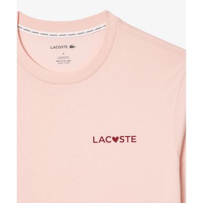 バレンタイン限定デザイン　ハートモチーフ　ワンポイントロゴ　ラウンジ半袖Ｔシャツ