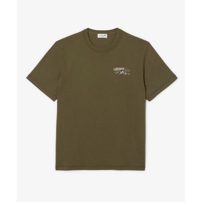 【オリーブ】シャンタコバックプリントTシャツ シャンタコバックプリントTシャツ | LACOSTE/ラコステ | 三越伊勢丹