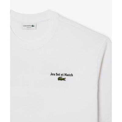 ルーズフィットヘビーウェイトバックプリントTシャツ | LACOSTE