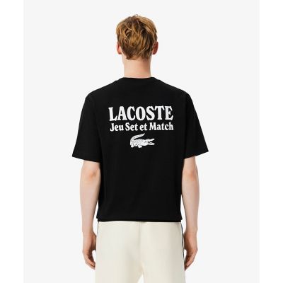 ルーズフィットヘビーウェイトバックプリントTシャツ | LACOSTE