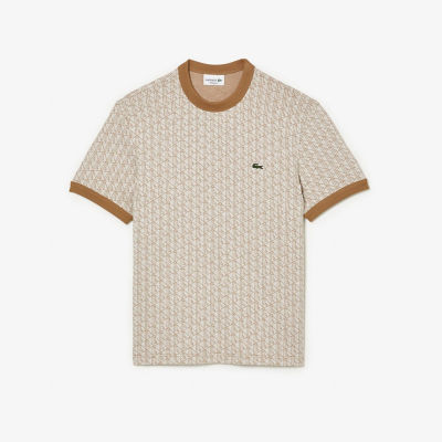 ＜LACOSTE＞モノグラムジャカードトリムＴシャツ