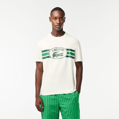 ＜LACOSTE＞モノグラムオーバルロゴプリントＴシャツ
