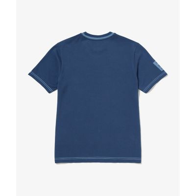 スリーブネームパッチ鹿の子地Ｔシャツ