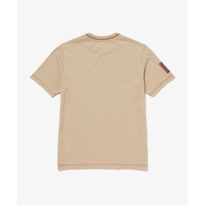 スリーブネームパッチ鹿の子地Ｔシャツ