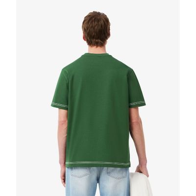 ハンドステッチ風フレンチグラフィックＴシャツ