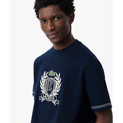 ハンドステッチ風フレンチグラフィックＴシャツ