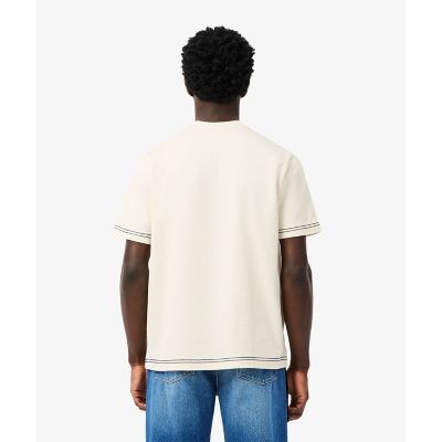 ハンドステッチ風フレンチグラフィックＴシャツ