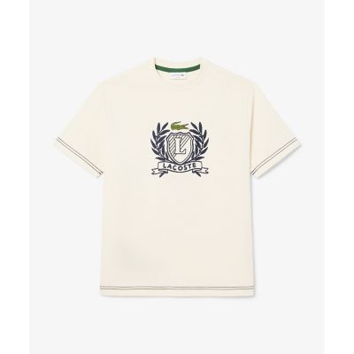 ハンドステッチ風フレンチグラフィックＴシャツ