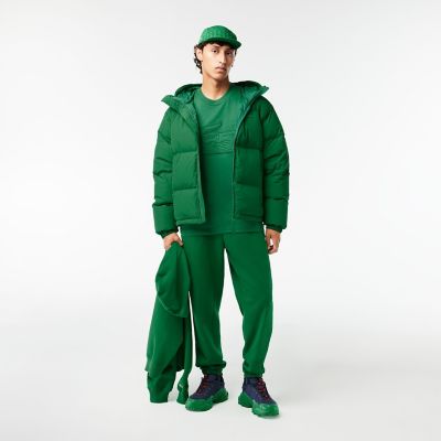 Lacoste ロコハッチクルネックフルオハ AH0128 166 オーバーサイズワニロゴパッチクルーネックTシャツ | LACOSTE
