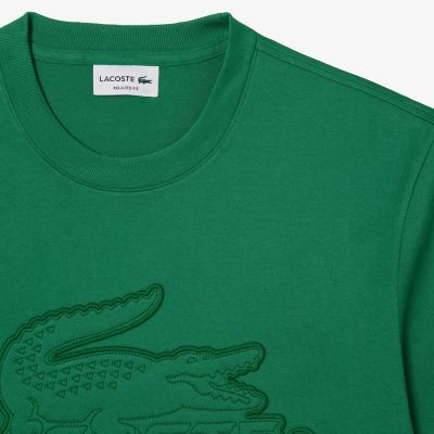 オーバーサイズワニロゴパッチクルーネックＴシャツ