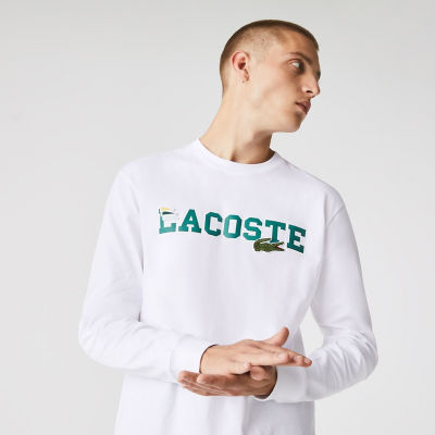 ＜LACOSTE＞カレッジプリントロングスリーブＴシャツ