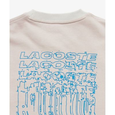 グラフィックバックプリント裏毛スウェットTシャツ トレーナー