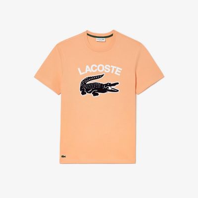 ＜三越伊勢丹/公式＞【SALE】LACOSTE/ラコステ カレッジプリントTシャツ シャーベット トップス【三越伊勢丹/公式】