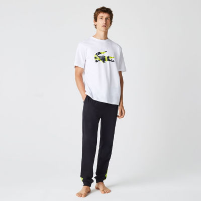 ＜LACOSTE＞グラフィックプリントコットンジャージＴシャツ