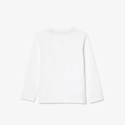 ＪＵＮＩＯＲベーシックワニロゴパッチ長袖Ｔシャツ