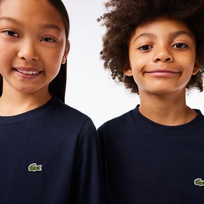 ＪＵＮＩＯＲベーシックワニロゴパッチ長袖Ｔシャツ