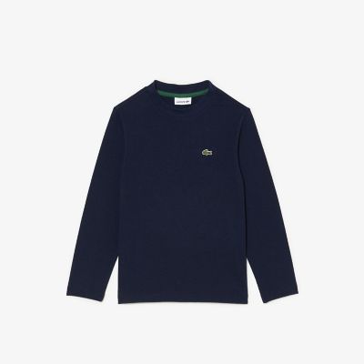 ＪＵＮＩＯＲベーシックワニロゴパッチ長袖Ｔシャツ