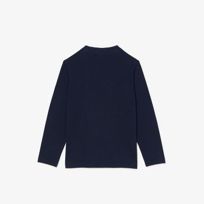 ＪＵＮＩＯＲベーシックワニロゴパッチ長袖Ｔシャツ