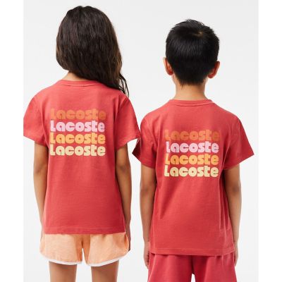 ポップフォントロゴネームバックプリントＴシャツ