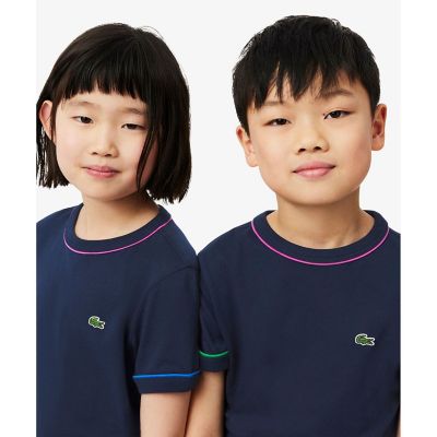 クレイジーカラーパイピングキッズＴシャツ