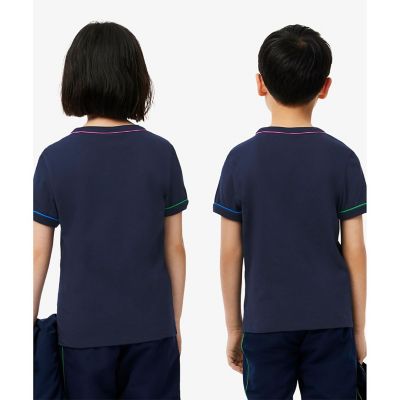 クレイジーカラーパイピングキッズＴシャツ