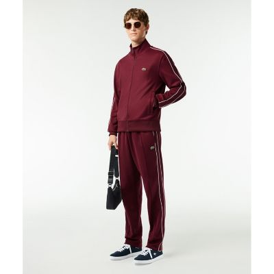 LACOSTE トラックパンツ　赤 Lacoste ロゴパッチ トラックパンツ | レッド | FARFETCH JP