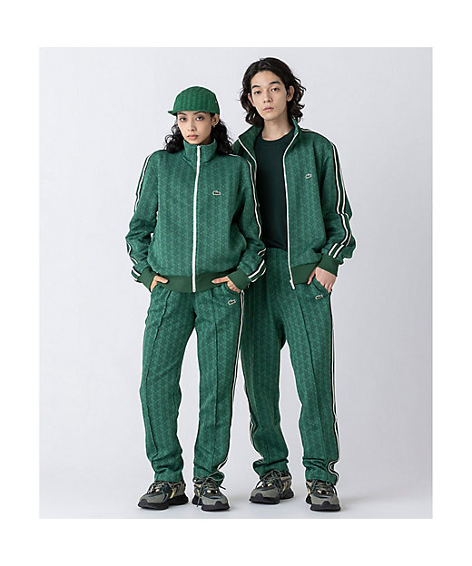 サイドテーピングモノグラムジャカードトラックパンツ | LACOSTE サイドテーピングモノグラムジャカードトラックパンツ | LACOSTE